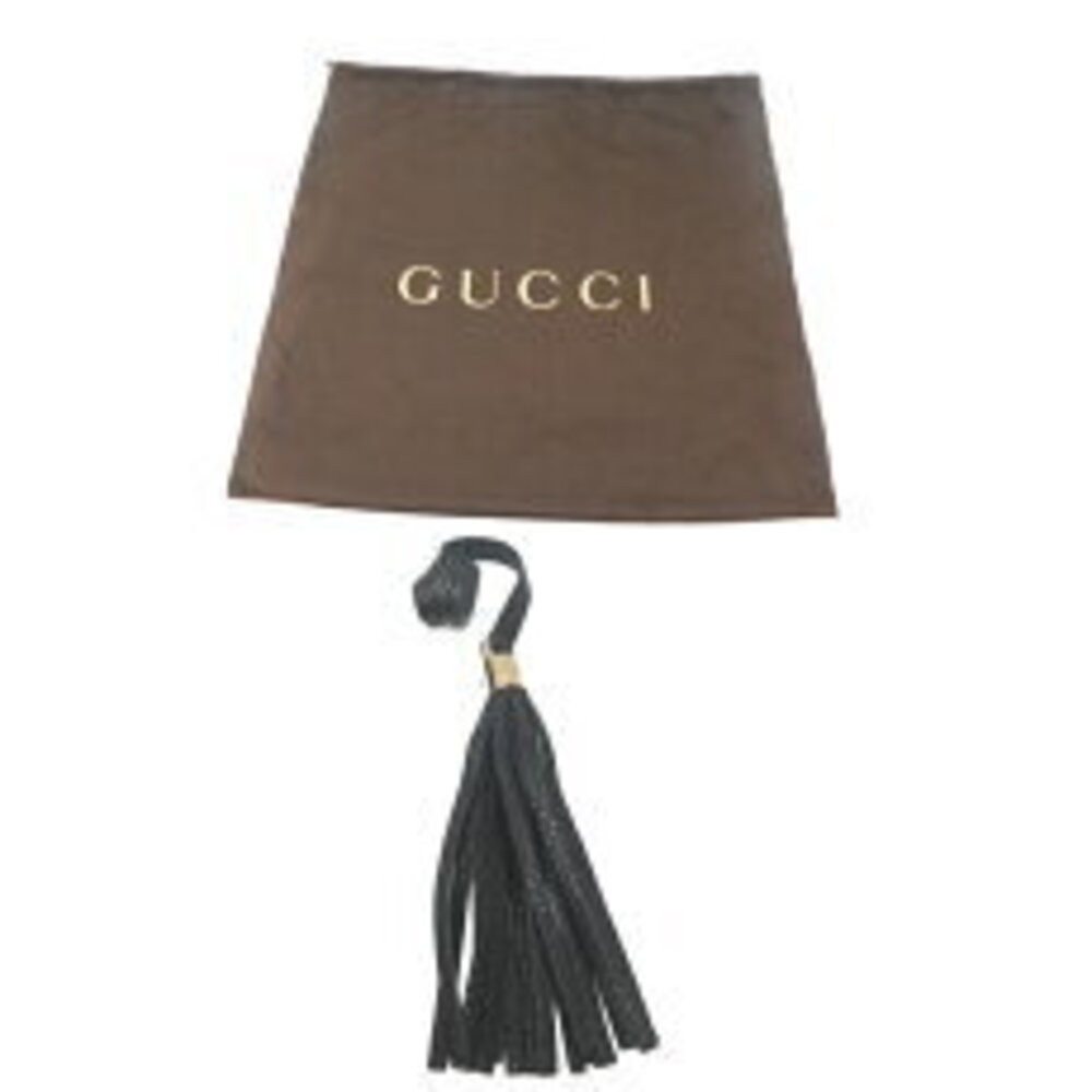 Gucci Soho Interlocking GG Shoulder Bag Leather Black - Picture 9 of 9